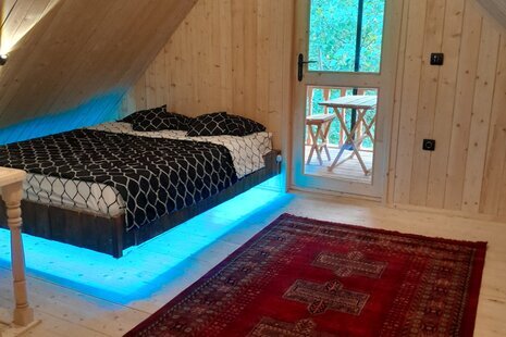 کلبه جنگلی تک خواب در تنکابن