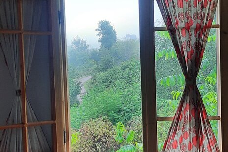 کلبه چوبی دوبلکس دوخواب در فومن