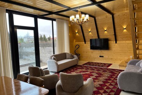 کلبه سوئیسی دوبلکس استخردار مبله در اسالم