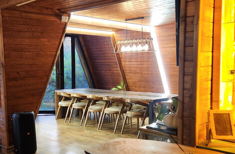 کلبه سوئیسی دوبلکس مبله تک خواب پدرسالار در آمل