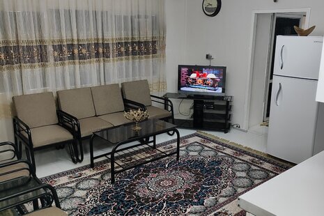 آپارتمان مبله تکخواب همکف با دسترسی خوب در مشهد