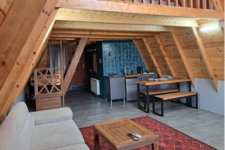 کلبه سوئیسی دوبلکس استخردار دوخواب در سرخرود