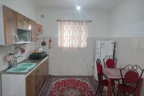 واحد دوخواب مبله در طبقه همکف ویلا در رامسر