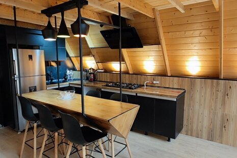 کلبه سوئیسی دوبلکس ساحلی ٱلا در نور