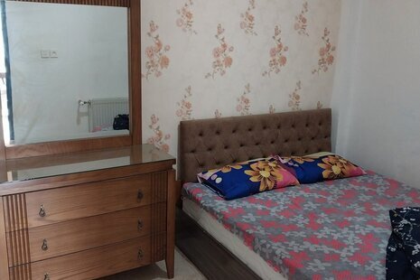 واحد تکخواب رو به دریا در هتل آپارتمان بابلسر