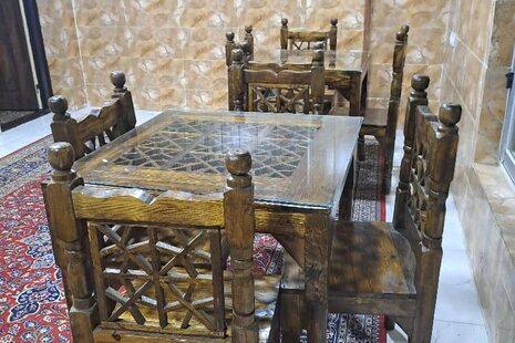 اتاق مبله شیشه ای در رستمکلا