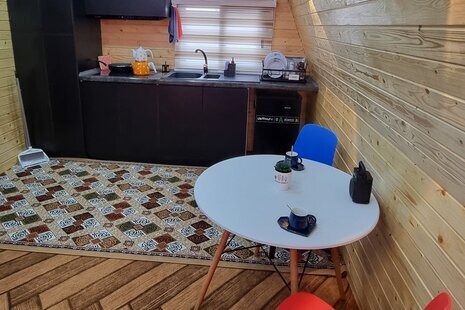 کلبه سوئیسی دوبلکس تکخواب مبله کاسپین در بندر انزلی