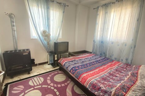 واحد مبله دوخواب در طبقه دوم ویلا سوادکوه