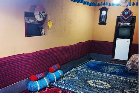 اتاق جالبوت در اقامتگاه بومگردی کنگان