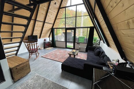 کلبه سوئیسی دوبلکس تکخواب آریمان در رستم آباد