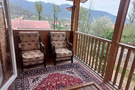 کلبه چوبی سه خواب دموکرات دو طبقه در ماسال