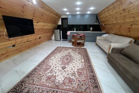 کلبه سوئیسی 45 متری دیار در زیبا کنار