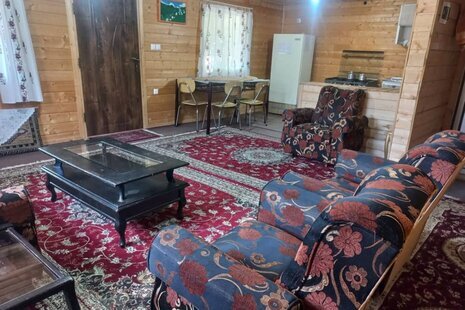 کلبه چوبی سه خواب دموکرات دو طبقه در ماسال