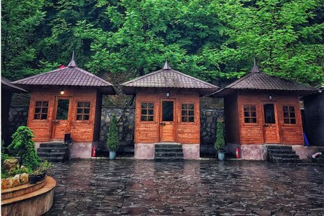 کلبه 4 نفره در مجتمع اقامتی سوادکوه