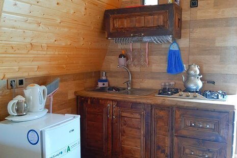 کلبه سوئیسی دوبلکس تکخواب جکوزی دار در شیرگاه