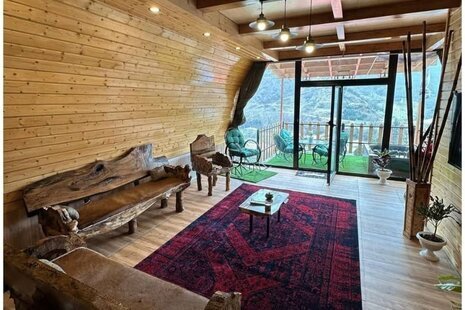 کلبه تریپلکس استخردار دوخواب در رامسر