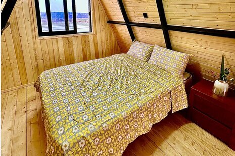 کلبه سوئیسی دوبلکس دوخواب وارش در چمستان (3)