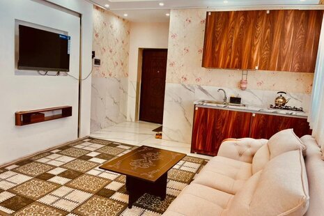 واحد مبله تک خواب 7 در هتل آپارتمان همدان