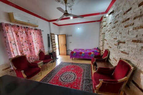 واحد تک خواب طبقه همکف ویلا در محمودآباد