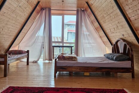 کلبه سوئیسی مبله دوخواب پالم در قائم شهر