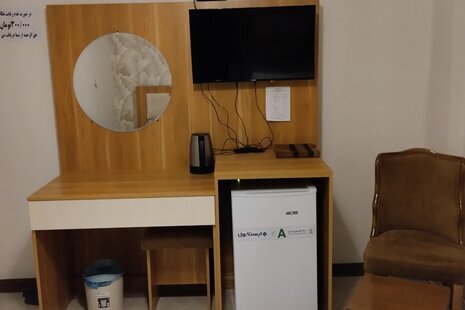 واحد مبله دبل مستردار در هتل خیابان فردوسی