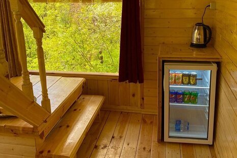 کلبه درختی دوبلکس آرامیس در فیروزکوه