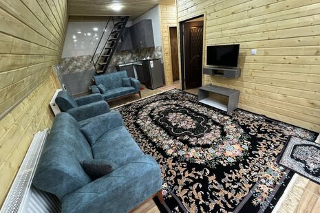 کلبه سوئیسی جنگلی جکوزی دار دوخواب شالما 1 در ماسال