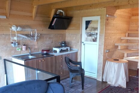 کلبه تکخواب سوئیسی جکوزی دار مرسانا 2 در مرزیکلا