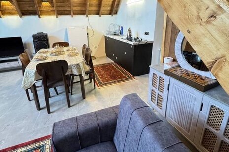 کلبه سوئیسی دوبلکس استخردار می جان در شیرود