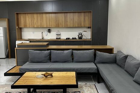 ویلا دوخواب استخردار باغستان در ساوجبلاغ