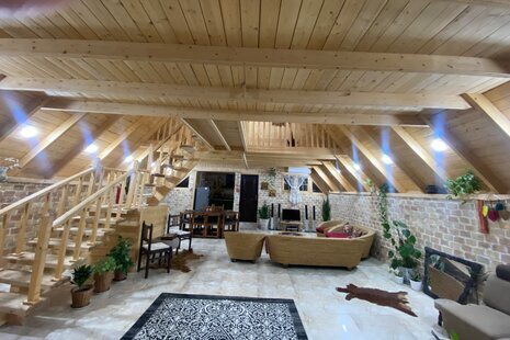 کلبه دوبلکس مبله دوخواب زنبق در رامسر