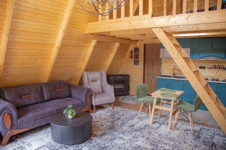 کلبه جنگلی دوبلکس تکخواب هاوین در چابکسر