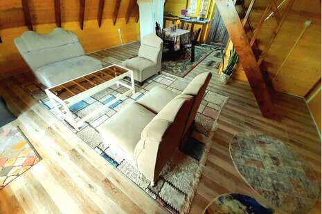 کلبه چوبی دوبلکس دو خواب در بابل