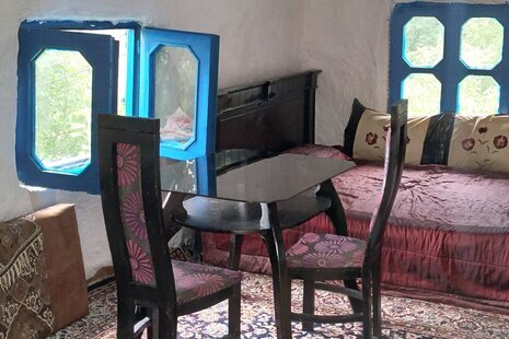 کلبه کاهگلی مبله باران در چمستان