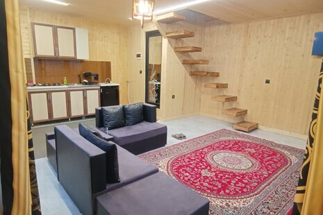 کلبه سوئیسی مبله دوبلکس طنین سی دشت 1 در توتکابن