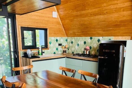 کلبه سوئیسی دوخواب تی ته 1 در چالوس