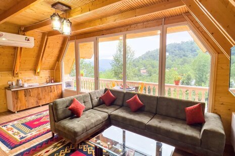 کلبه سوئیسی دوبلکس استخردار در شیرگاه