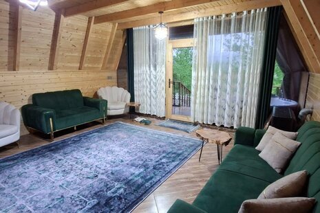 کلبه سوئیسی دوبلکس جکوزی دار ماه تو در شیرگاه