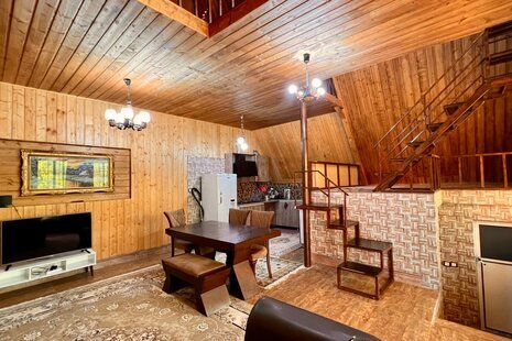کلبه سوئیسی مبله دو خواب در توتکابن