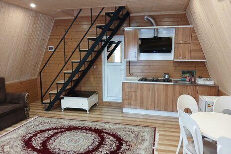 کلبه سوئیسی دوبلکس مبله تکخواب کیا در اسالم