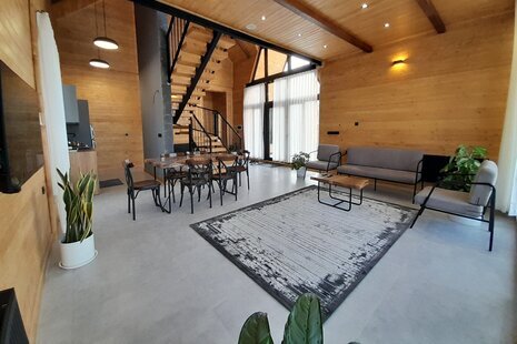 کلبه سوئیسی جکوزی دار دوخواب تی ته 2 در چالوس