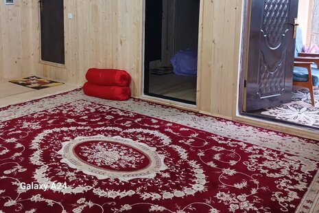 کلبه چوبی تکخواب مبله رویایی جنگلی در سوادکوه
