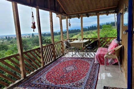 واحد مبله تکخواب دنیا 1 در طبقه اول ویلا تنکابن