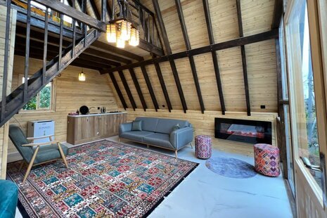 کلبه سوئیسی جنگلی تیامو سورپرایز در بابل