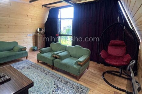 کلبه سوئیسی دوبلکس مبله دوخواب در رشت