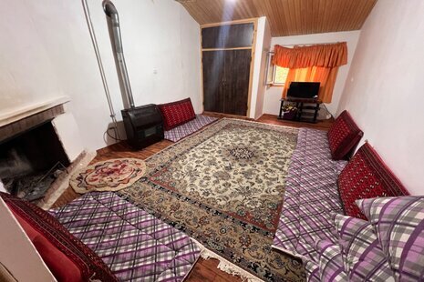 واحد مبله دوخواب آسمان در طبقه اول ویلا در گرگان
