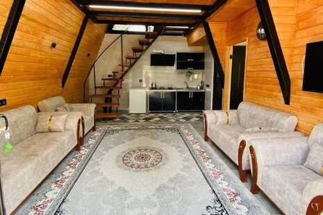 کلبه سوئیسی دوبلکس مبله دوخواب در ماسال