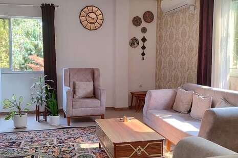 واحد مبله تکخواب طبقه همکف ویلا در اسالم