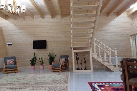 کلبه سوئیسی دوبلکس دوخواب شاد در اسالم