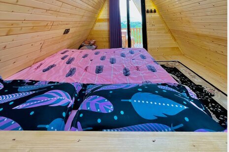 کلبه دوبلکس سوئیسی  چوبی بهشت پدری در سوادکوه